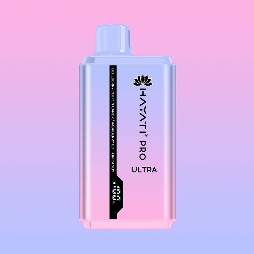 Hayati Pro Ultra 15000 - Blueberry Cotton Candy / Raspberry Cotton Candy | 10 Packs