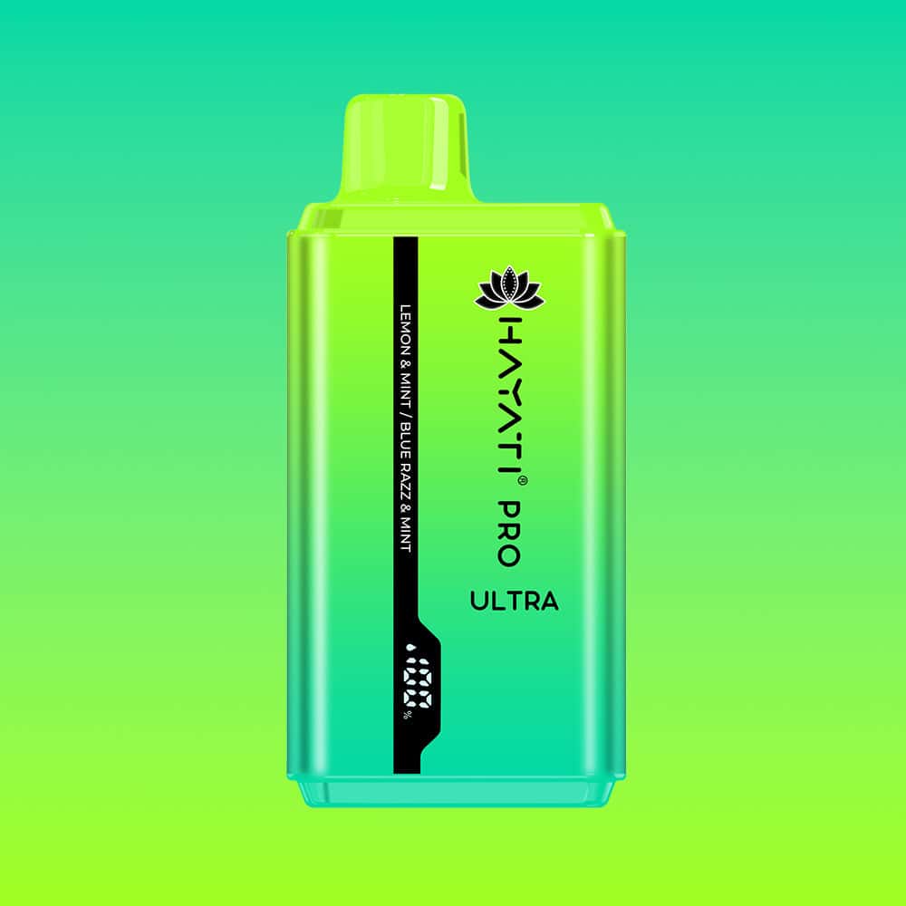 Hayati Pro Ultra 15000 - Lemon & Mint / Blue Razz & Mint | 10 Packs