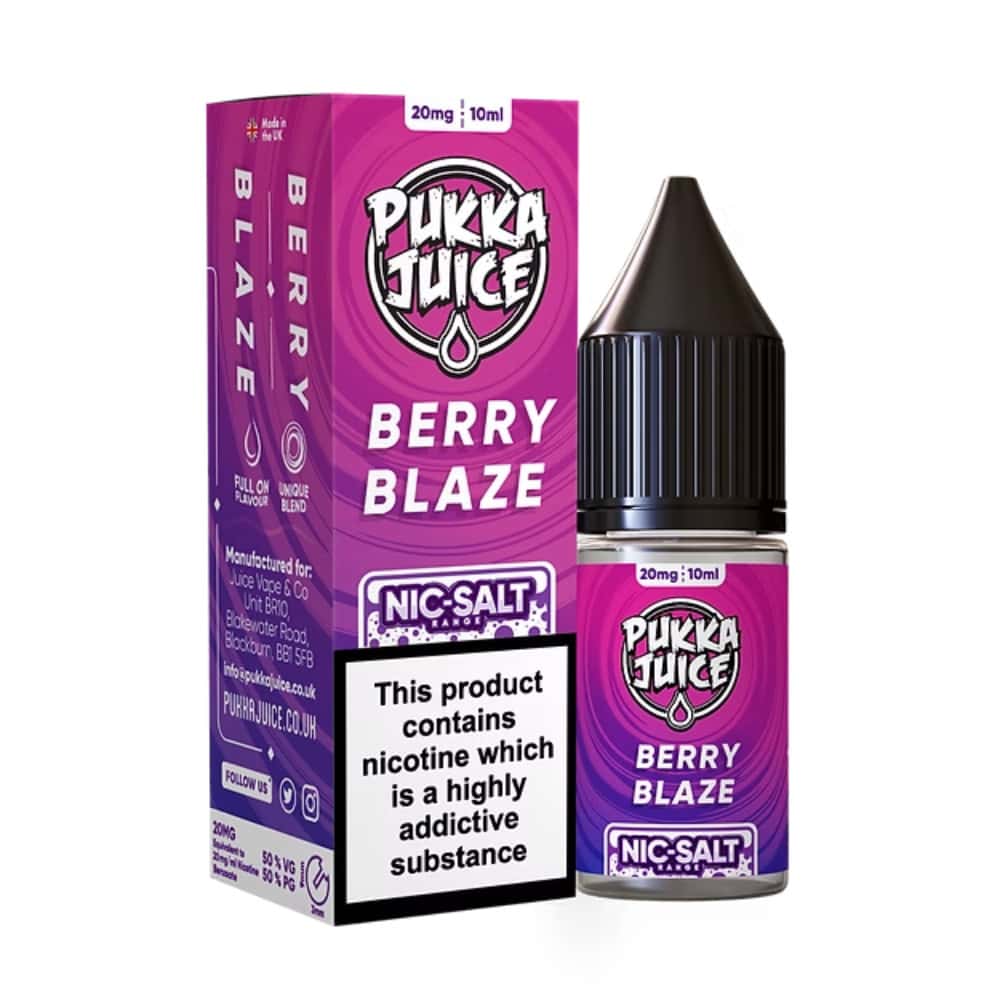 Pukka Juice Nic Salts e liquids 10ml