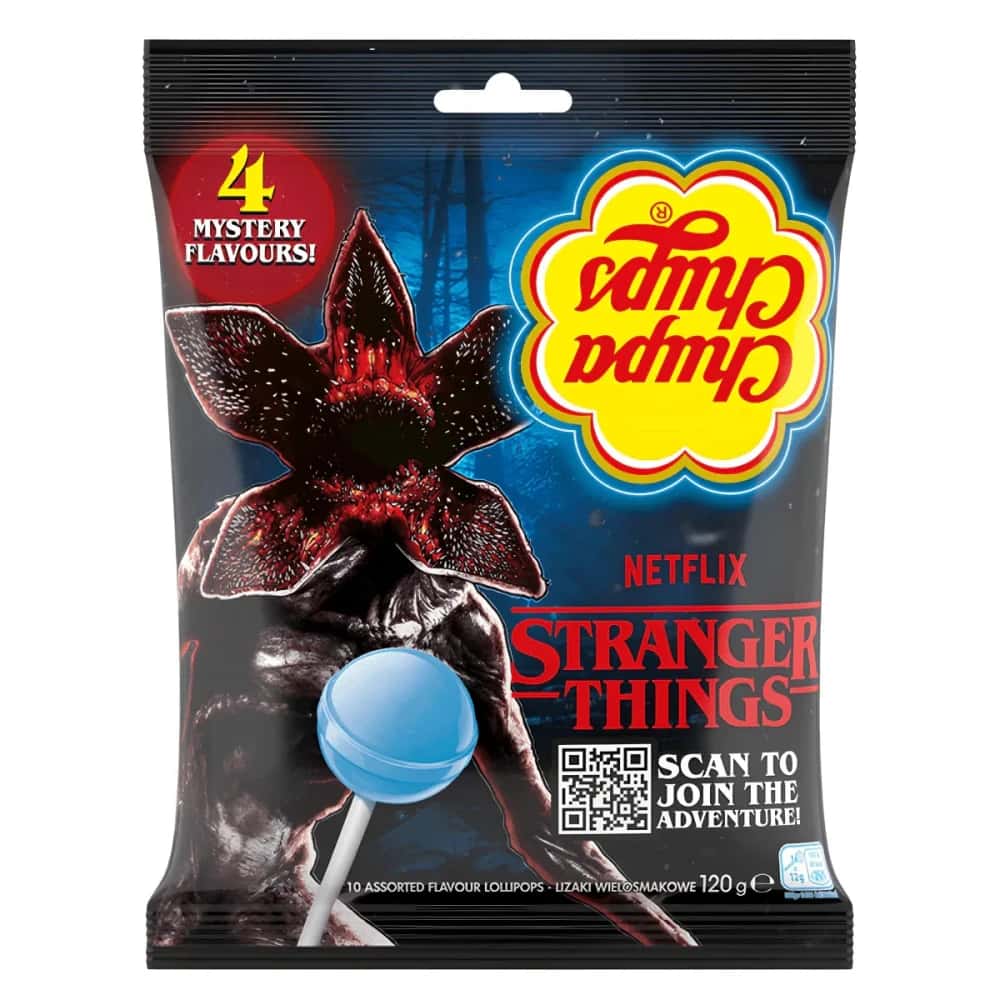 Chupa Chups Stranger Things Netflix Lollipops (120g )