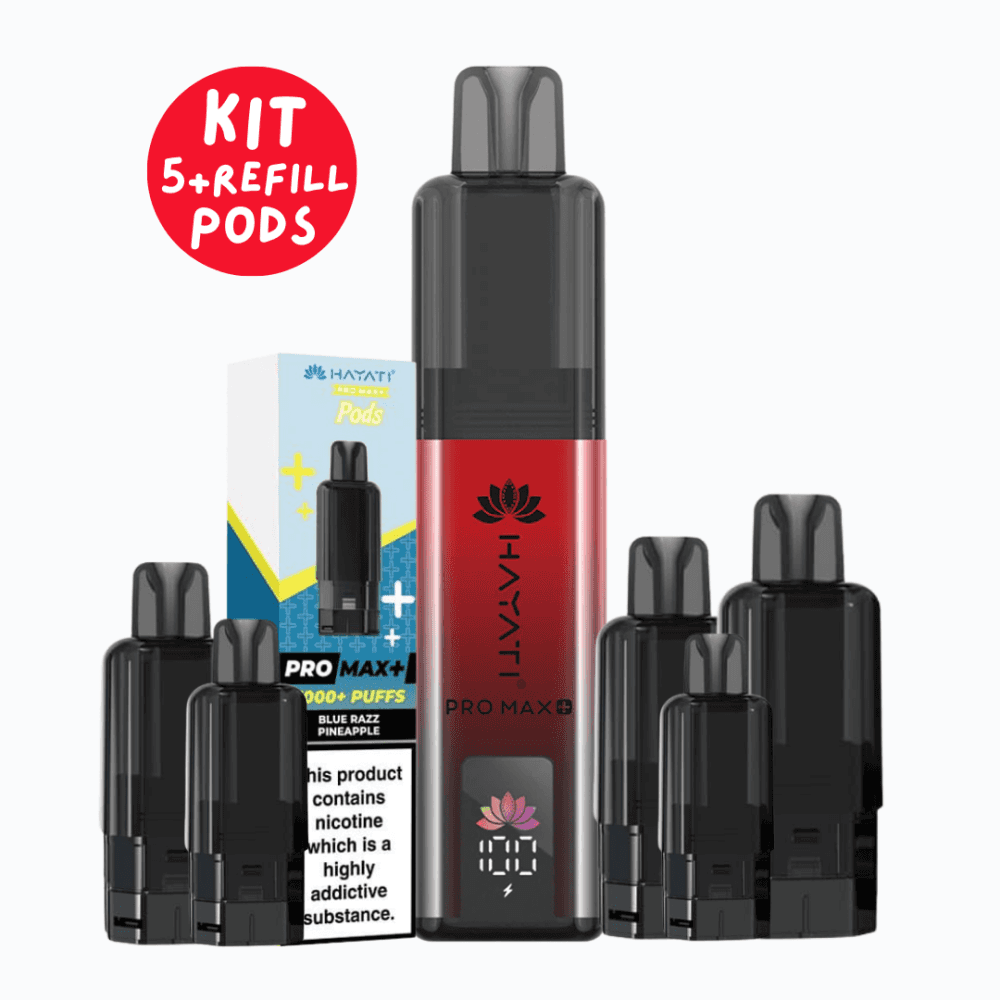 Hayati Pro Max Plus Pods & Kit | 5 Refill Pack