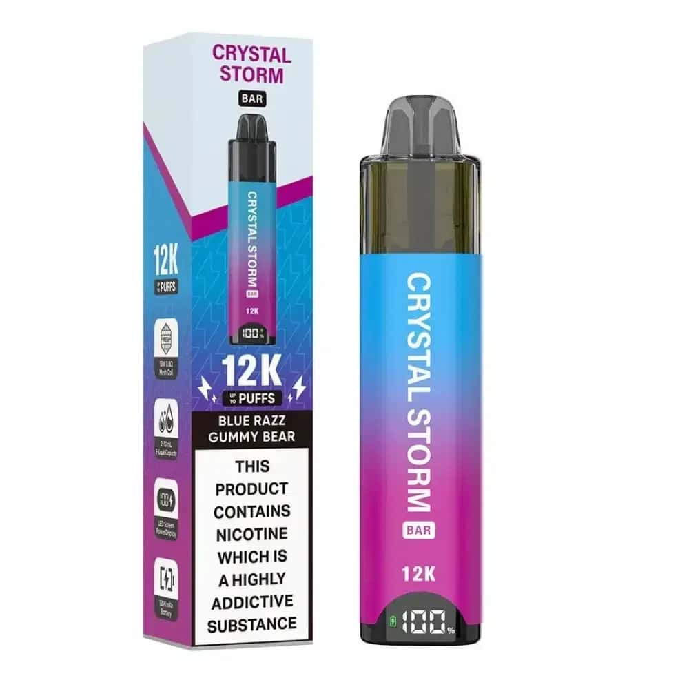 Crystal Strom Bar 12k | Prefilled 20mg Pod Kit | Box of 5