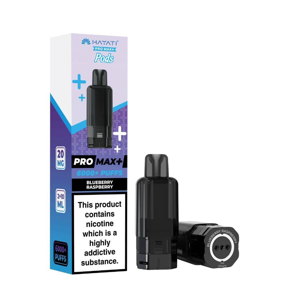 Hayati Pro Max Plus 6000 Pods Blueberry Raspberry