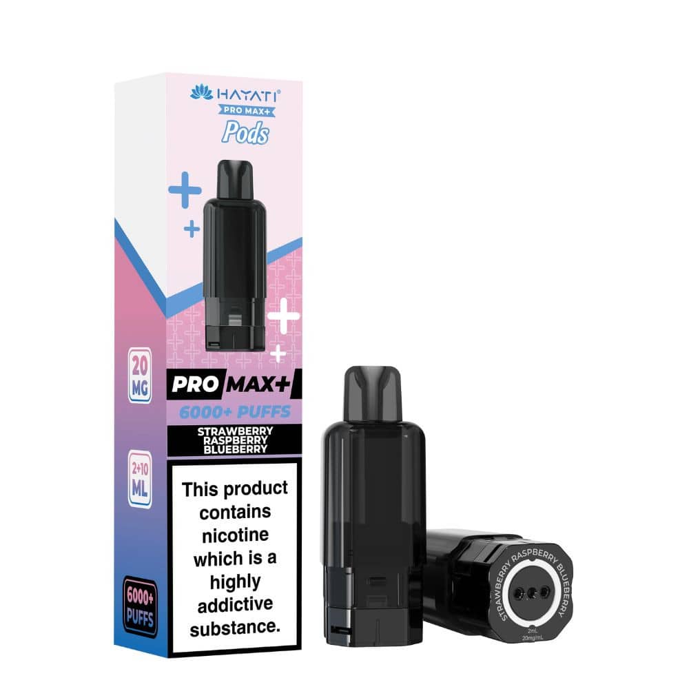 Hayati Pro Max Plus 6000 Pods Strawberry Raspberry Blueberry