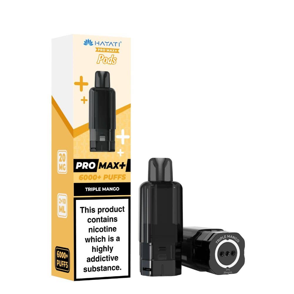 Hayati Pro Max Plus 6000 Pods Triple Mango