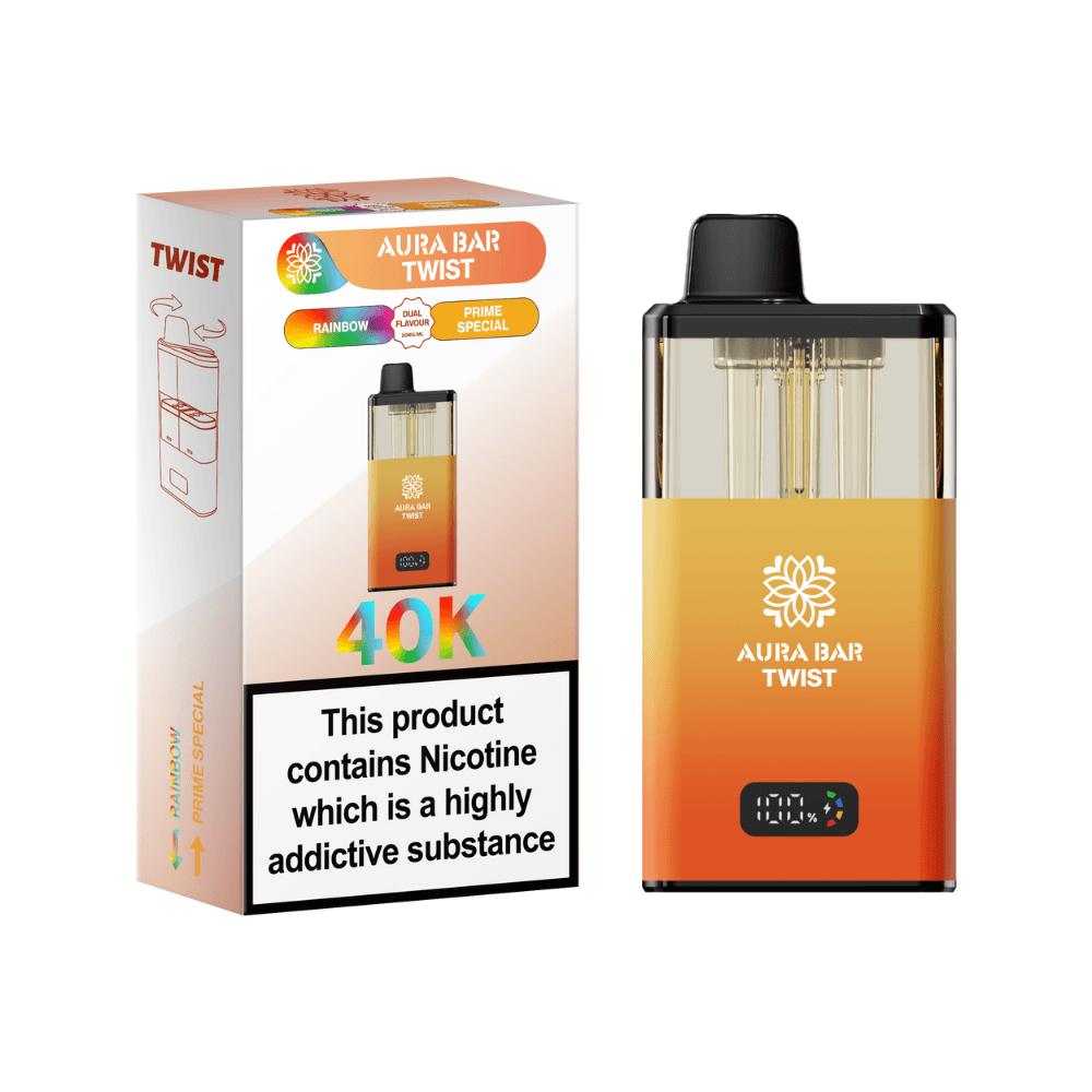 Crystal Prime Aura Bar Twist 40K Vape Kit Rainbow / Prime Special