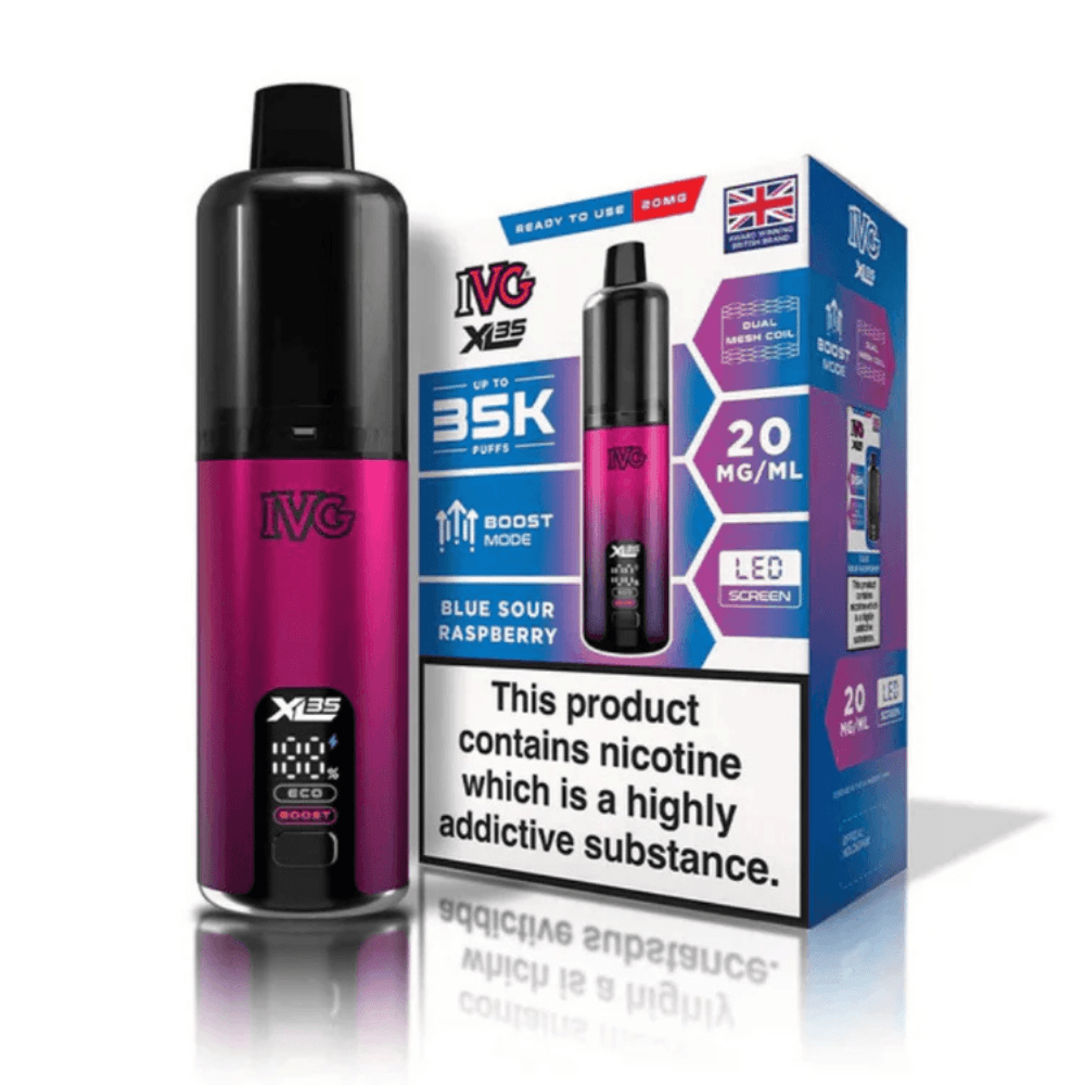IVG XL 35K Prefilled Pod Vape Kit Blue Sour Raspberry