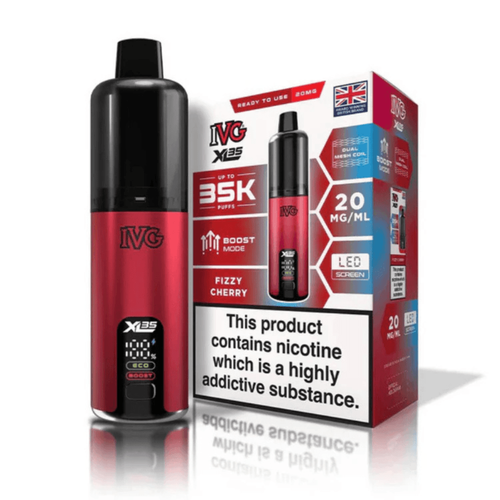 IVG XL 35K Prefilled Pod Vape Kit Fizzy Cherry