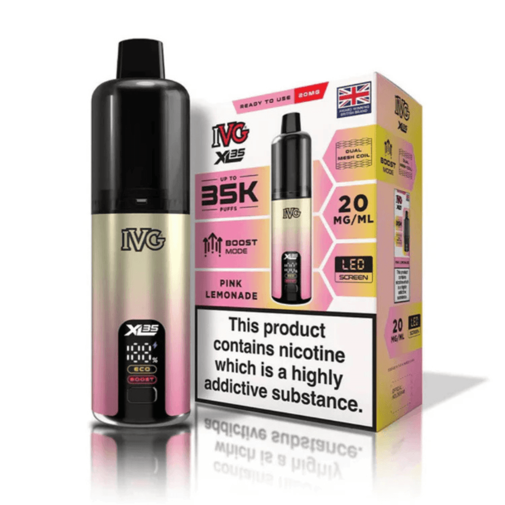 IVG XL 35K Prefilled Pod Vape Kit Pink Lemonade