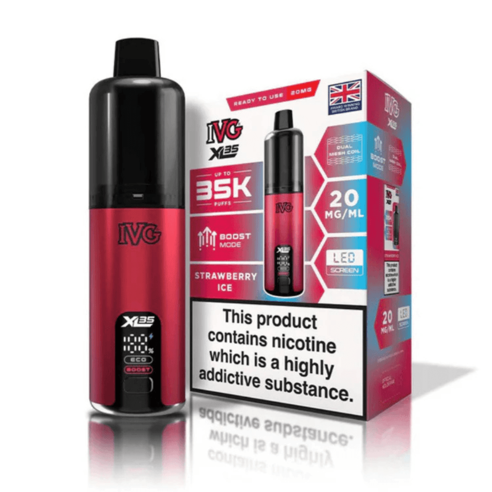 IVG XL 35K Prefilled Pod Vape Kit Strawberry Ice