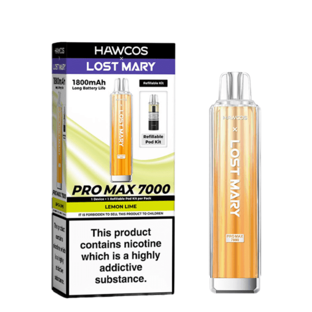 Hawcos x Lost Mary Pro Max 7000 Lemon Lime