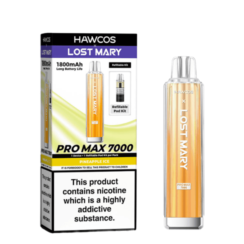 Hawcos x Lost Mary Pro Max 7000 Pineapple Ice