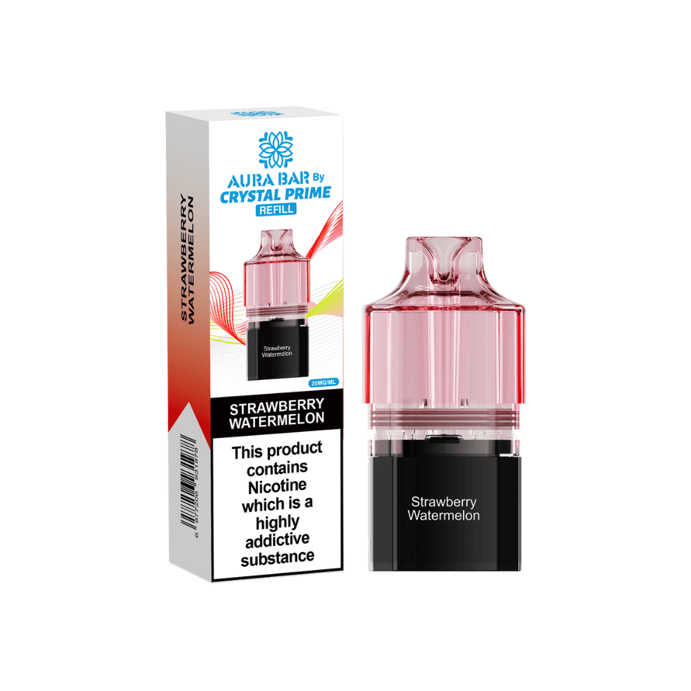 Crystal Prime Aura Bar 10k Pods Strawberry Watermelon