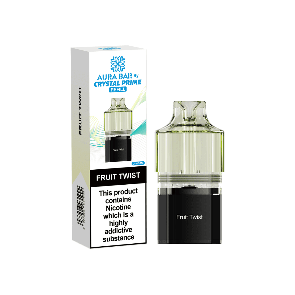 Crystal Prime Aura Bar 10k Pods Fruit Twist