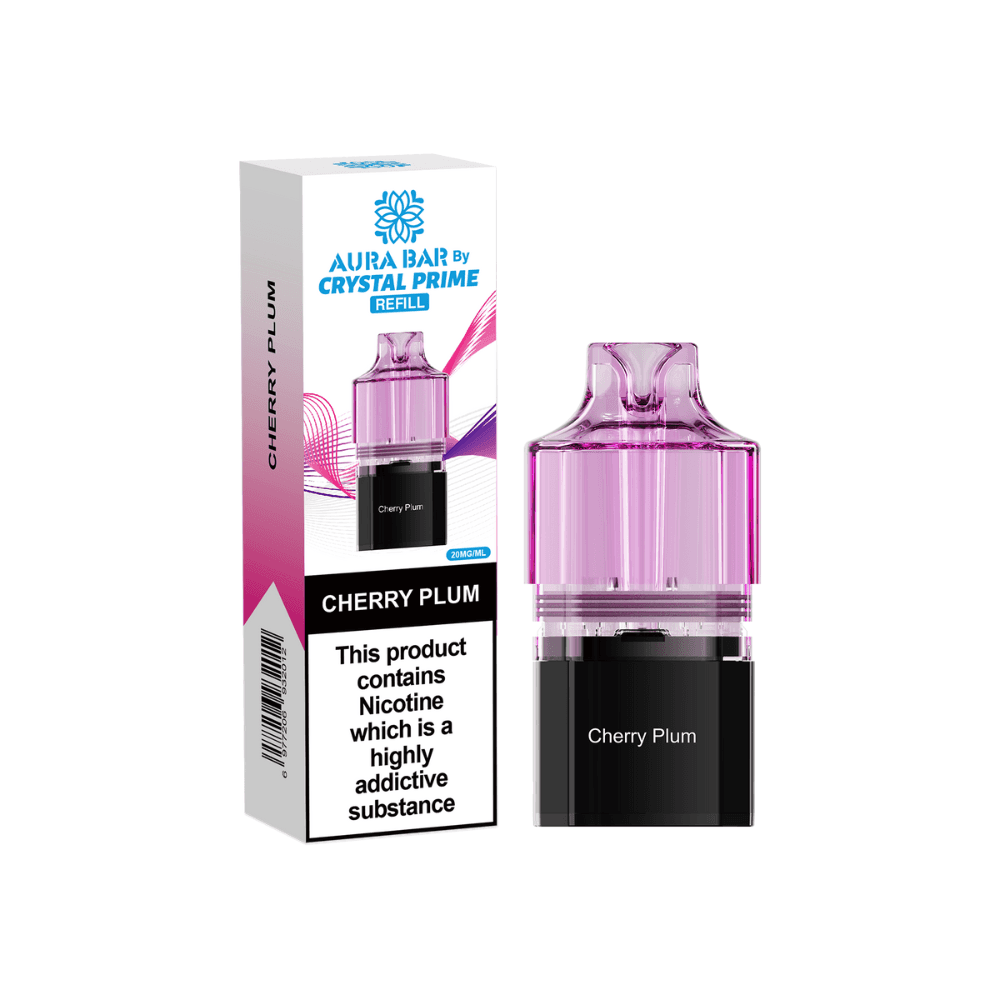 Crystal Prime Aura Bar 10k Pods Cherry Plum