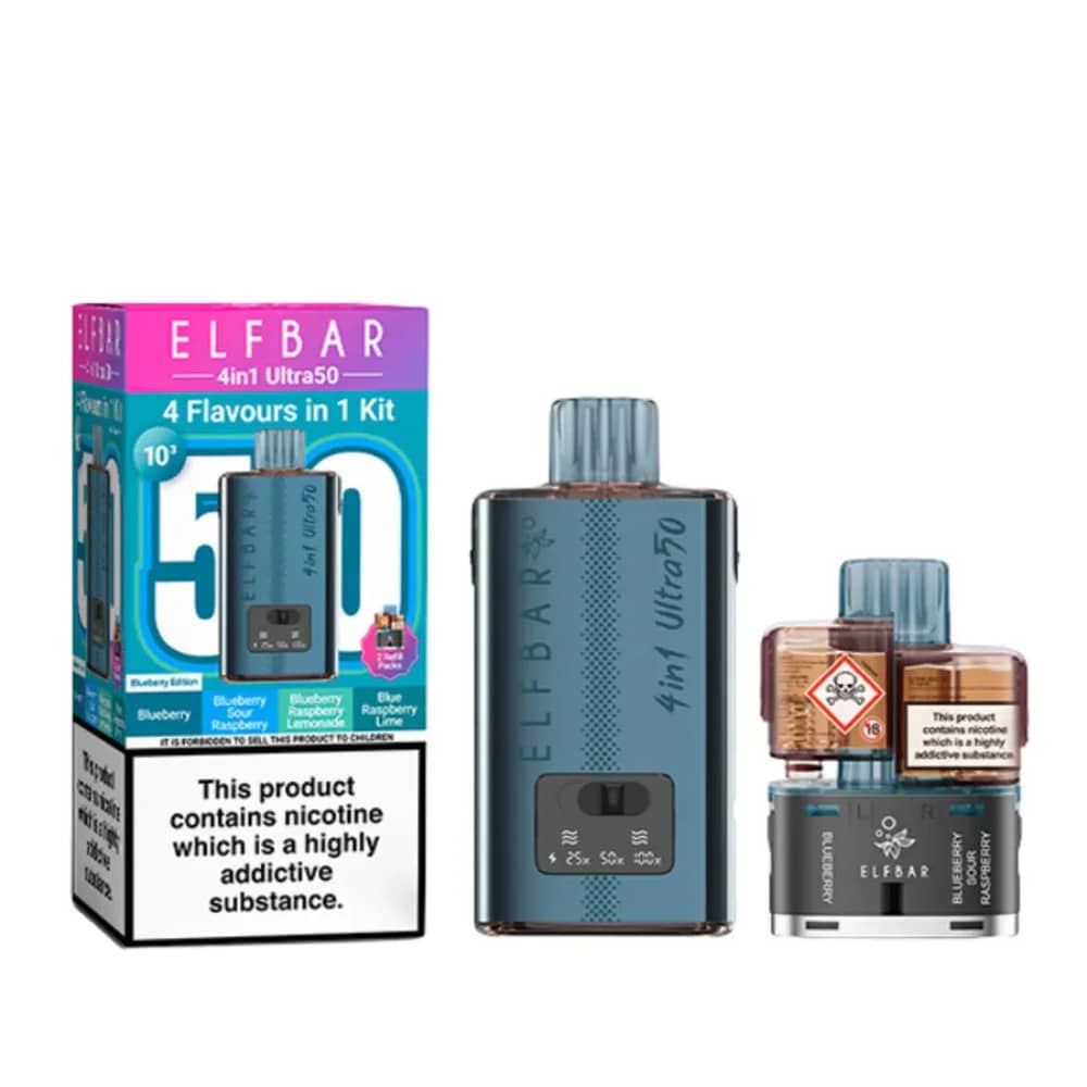 Elf Bar 4 in 1 Ultra 50k Blueberry Edition
