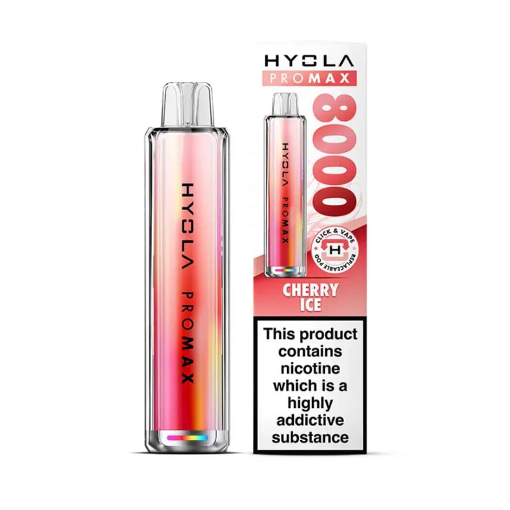 Hyola Pro Max 8000 Prefilled Vape Kit Cherry Ice