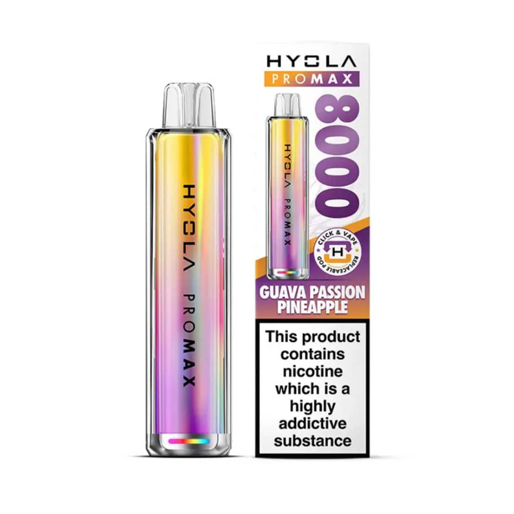 Hyola Pro Max 8000 Prefilled Vape Kit Guava Passion Pineapple