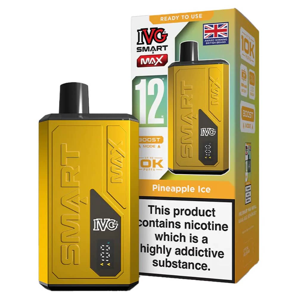 IVG Smart Max 10k Prefilled Vape Kit Pineapple Ice