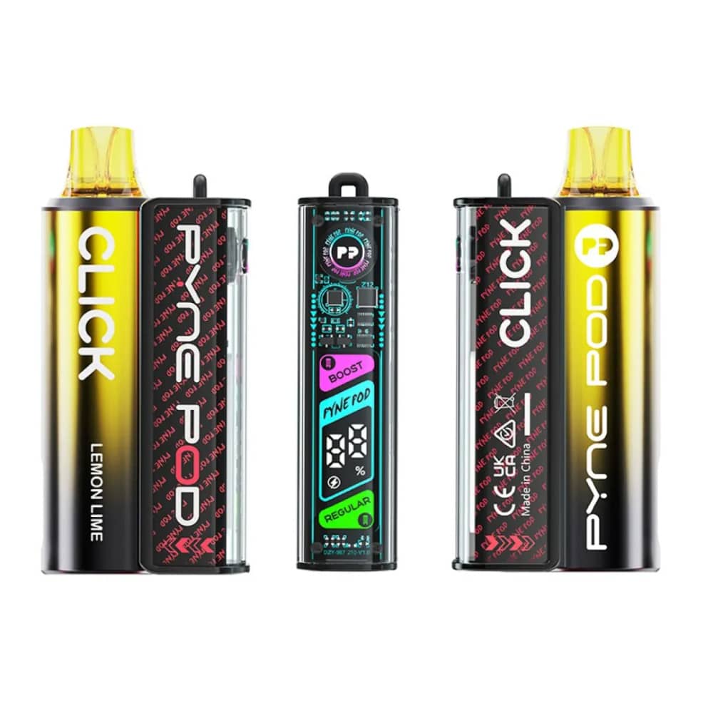 Pyne Pod Click 10k Prefilled Vape Kit Lemon Lime
