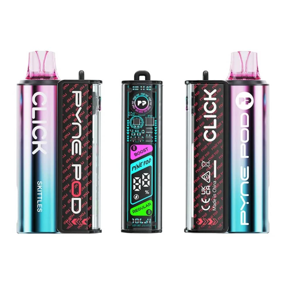 Pyne Pod Click 10k Prefilled Vape Kit Rainbow
