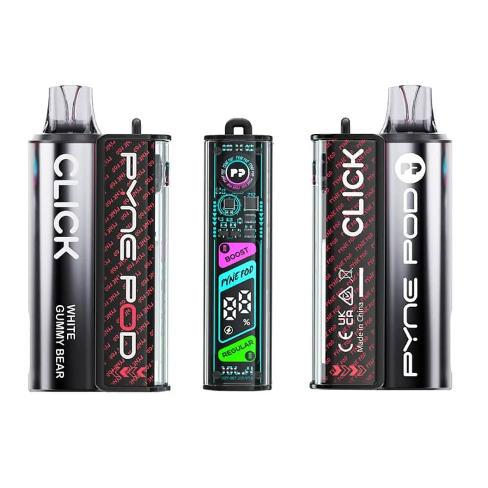 Pyne Pod Click 10k Prefilled Vape Kit White Gummy Bear