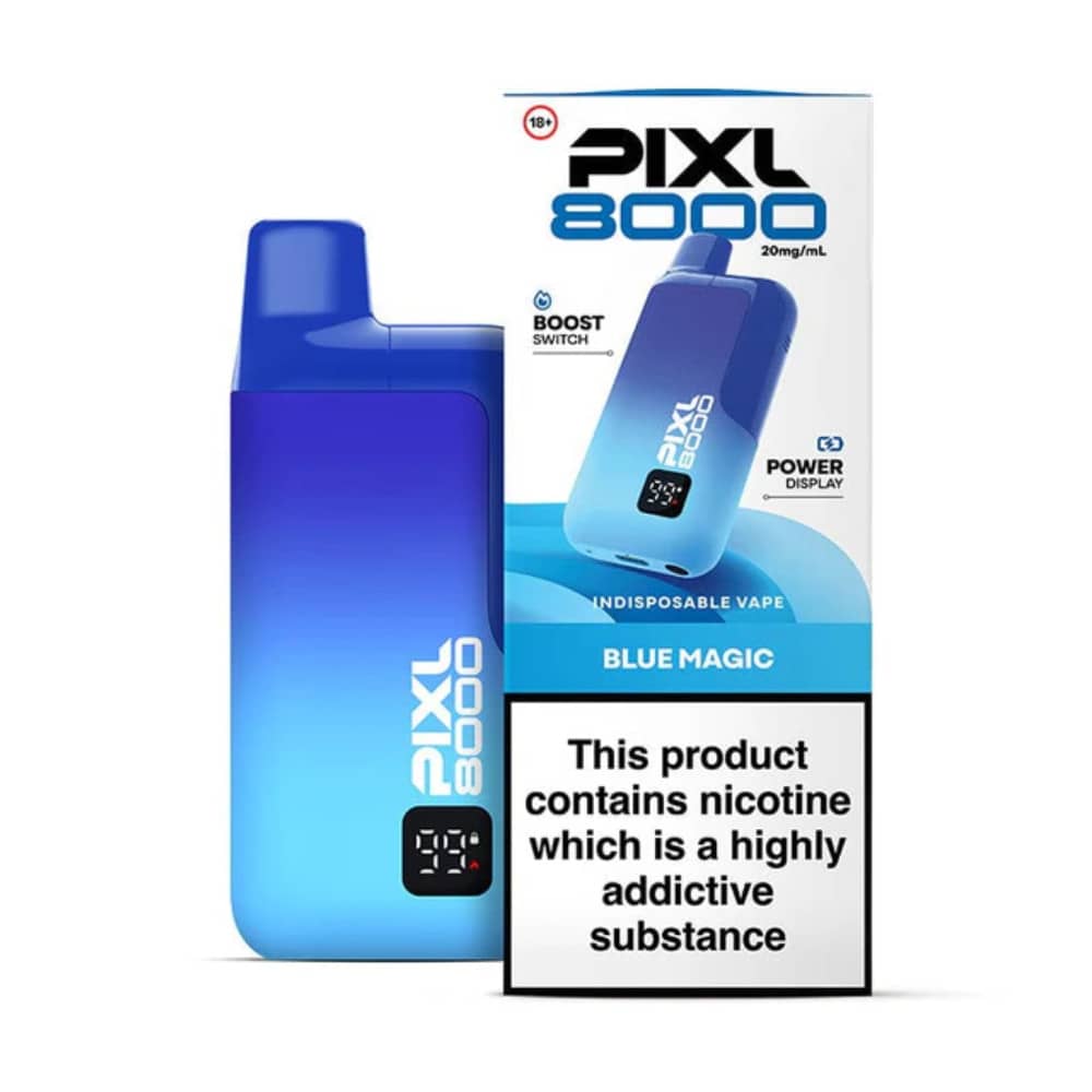 Pixl 8000 Prefilled Pod Vape Kit Blue Magic