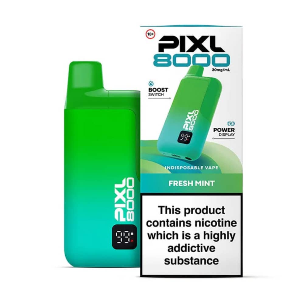 Pixl 8000 Prefilled Pod Vape Kit Fresh Mint
