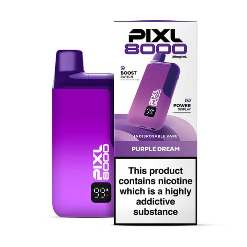 Pixl 8000 Prefilled Pod Vape Kit Purple Dream