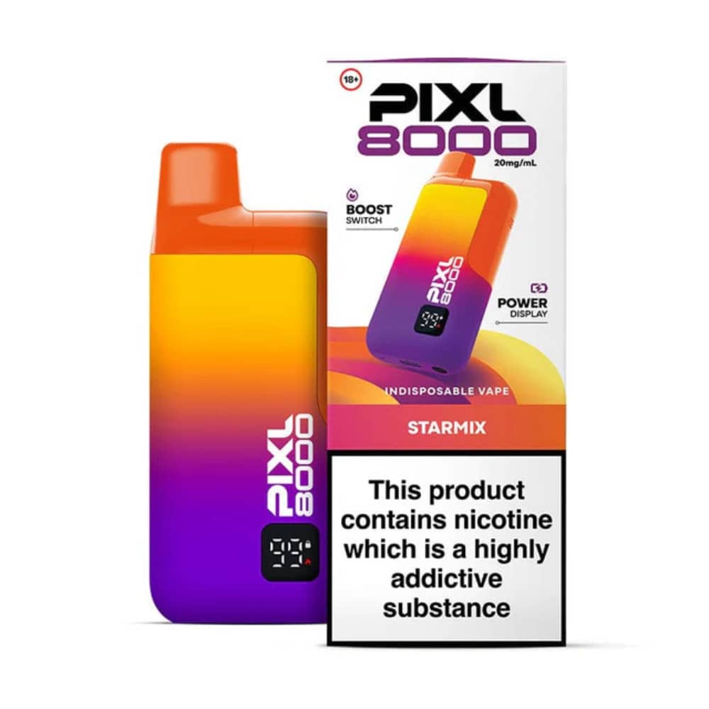 Pixl 8000 Prefilled Pod Vape Kit Starmix