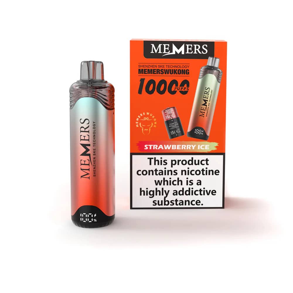 Memers Wukong V10000 Prefilled Vape Kit Strawberry Ice