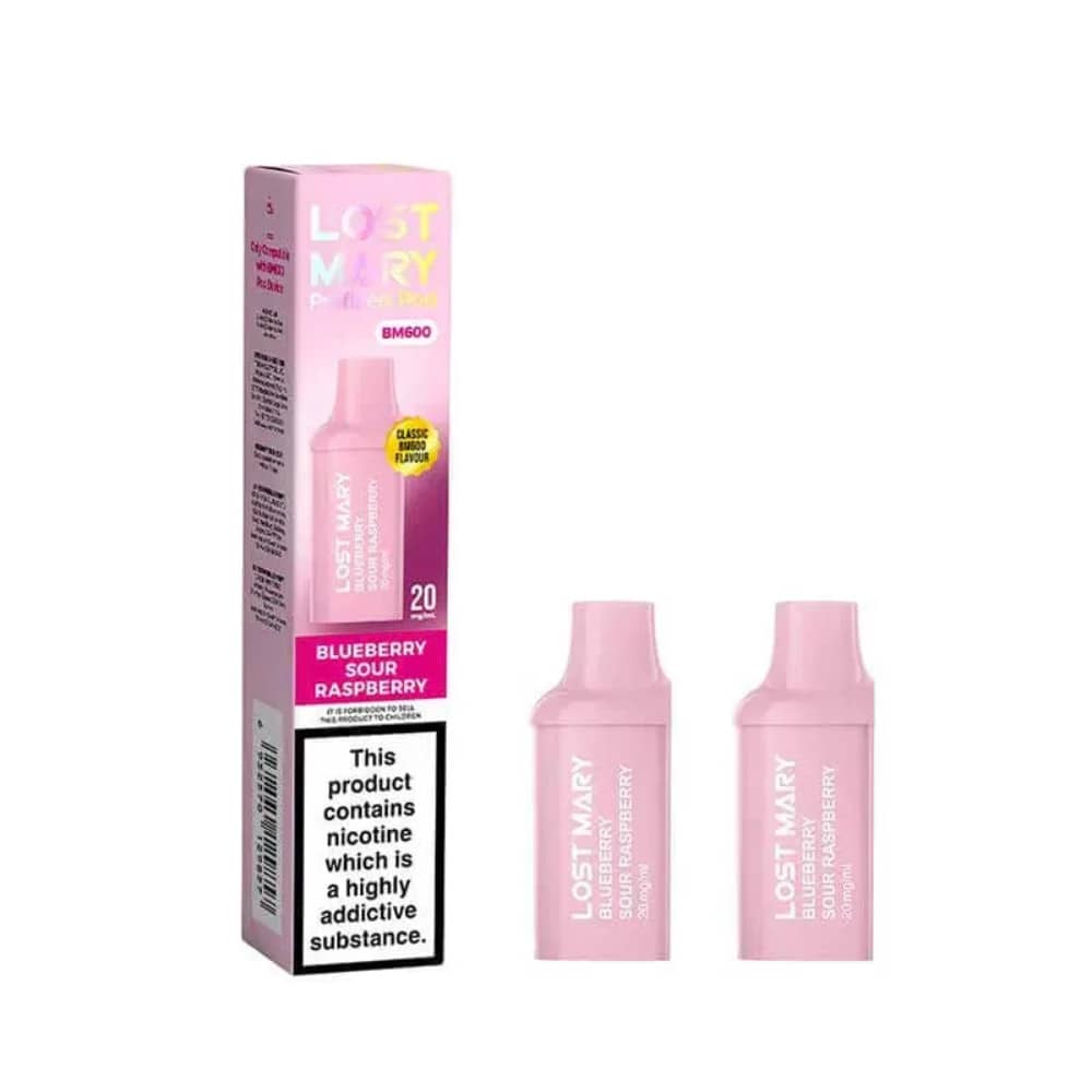 Lost Mary Bm600 Pods Blue Sour Raspberry