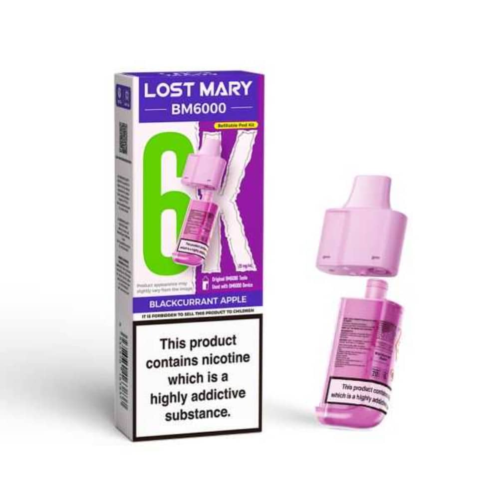 Lost Mary Bm6000 Refill Pods | 6,000 Puffs Pink Lemonade