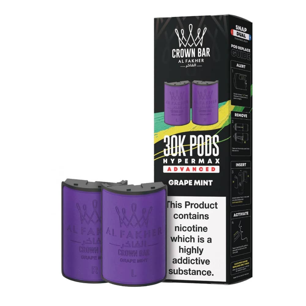Al Fakher 30k Hypermax Pods Grape Mint