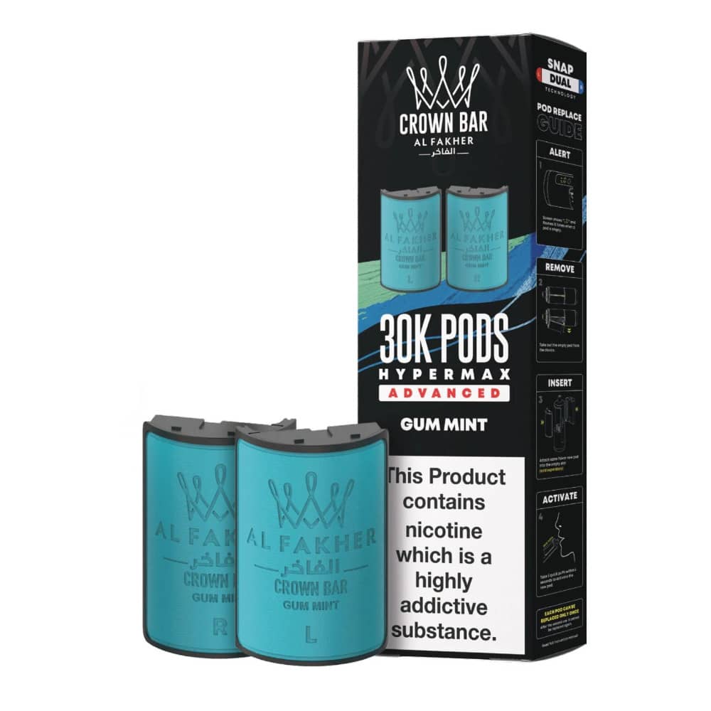 Al Fakher 30k Hypermax Pods Gum Mint