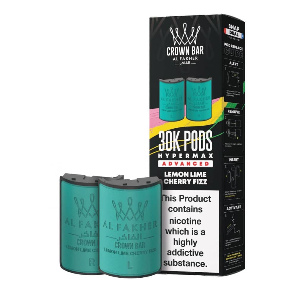 Al Fakher 30k Hypermax Pods Lemon Lime Cherry Fizz