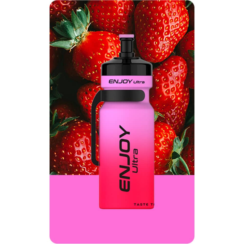 Enjoy Ultra Pro 9000 Prefilled Pod Vape Kit | Box of 10 Strawberry Ice