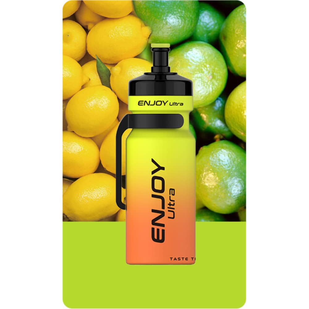 Enjoy Ultra Pro 9000 Prefilled Pod Vape Kit | Box of 10 Lemon Lime