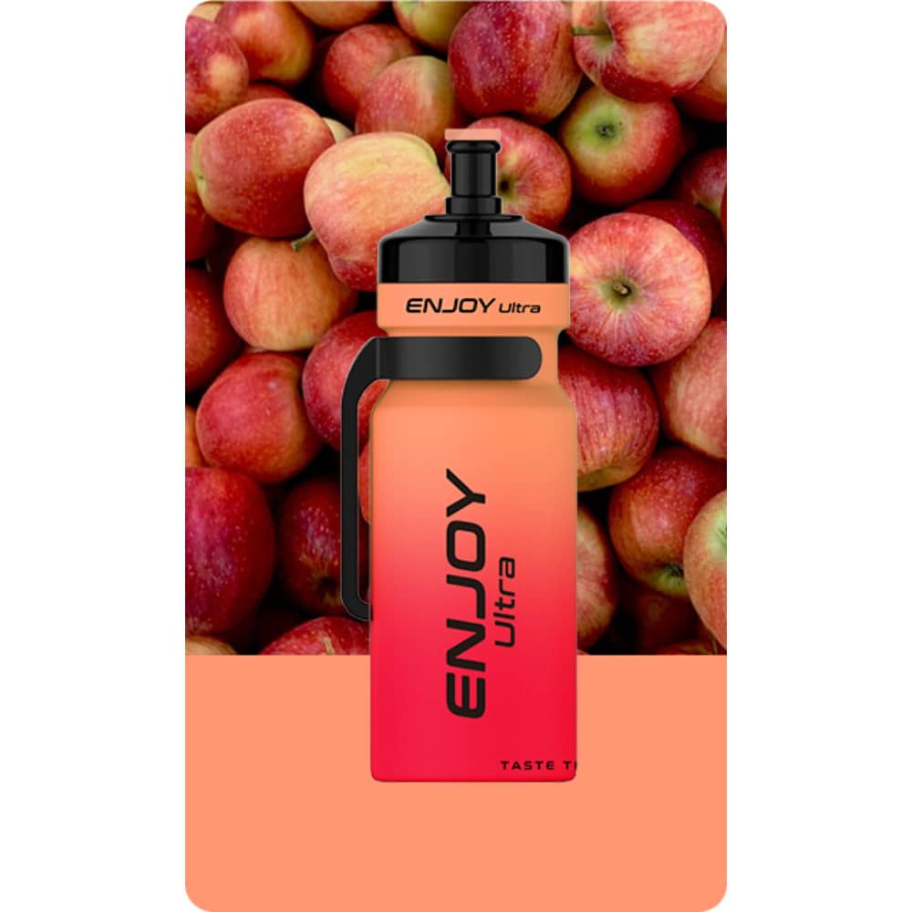 Enjoy Ultra Pro 9000 Prefilled Pod Vape Kit | Box of 10 Red Apple Ice