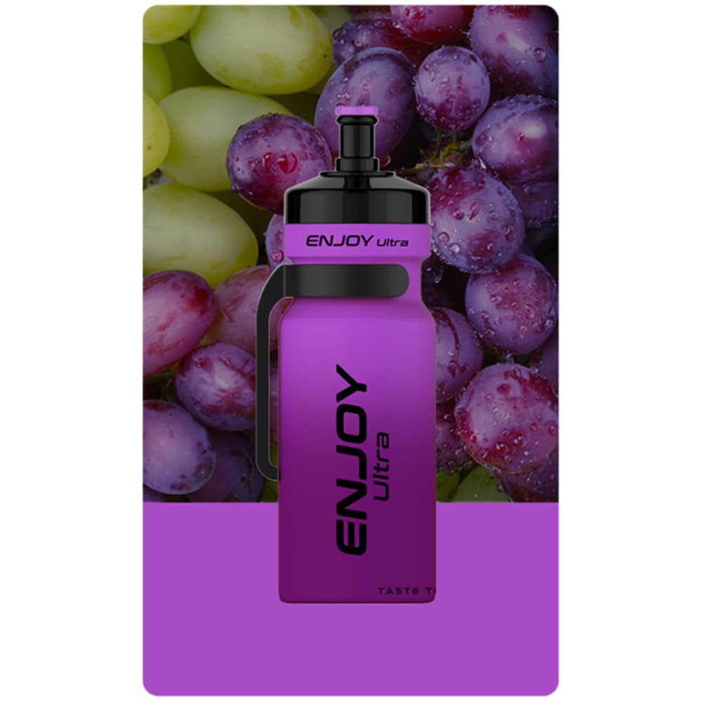 Enjoy Ultra Pro 9000 Prefilled Pod Vape Kit | Box of 10 Grape