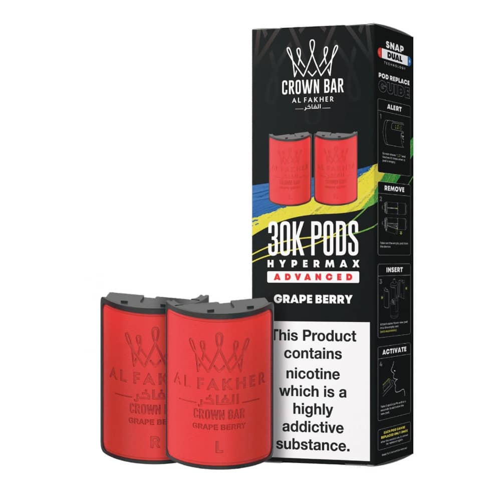Al Fakher 30k Hypermax Pods Grape Berry