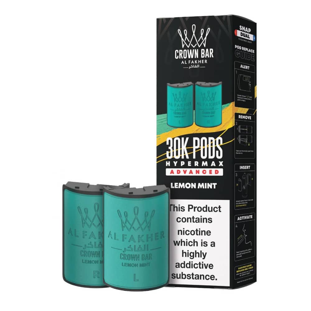 Al Fakher 30k Hypermax Pods Lemon Mint