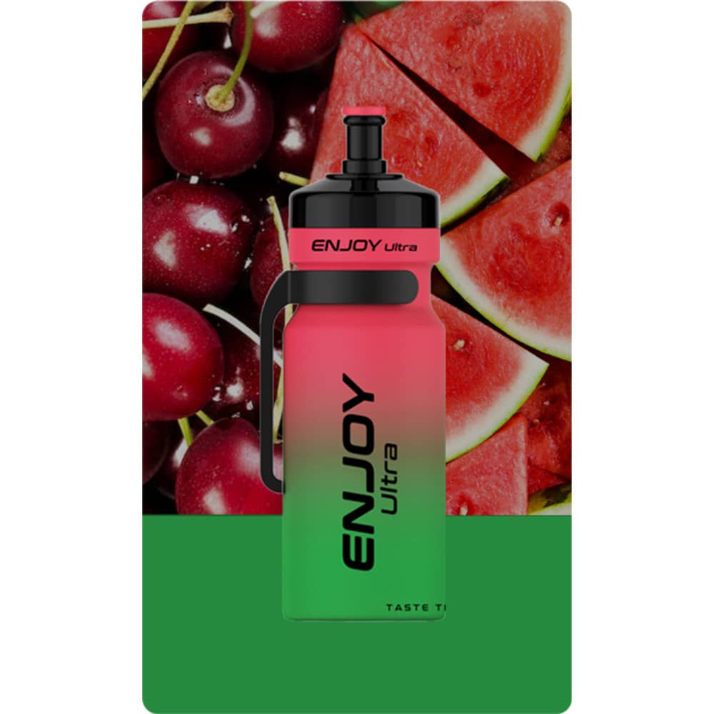 Enjoy Ultra Pro 9000 Prefilled Pod Vape Kit | Box of 10 Watermelon Cherry