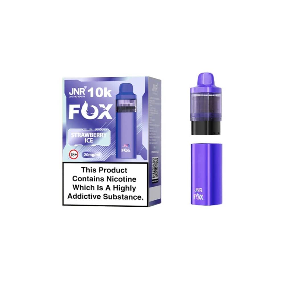 JNR Fox 10k Replacement Pods Strawberry Ice