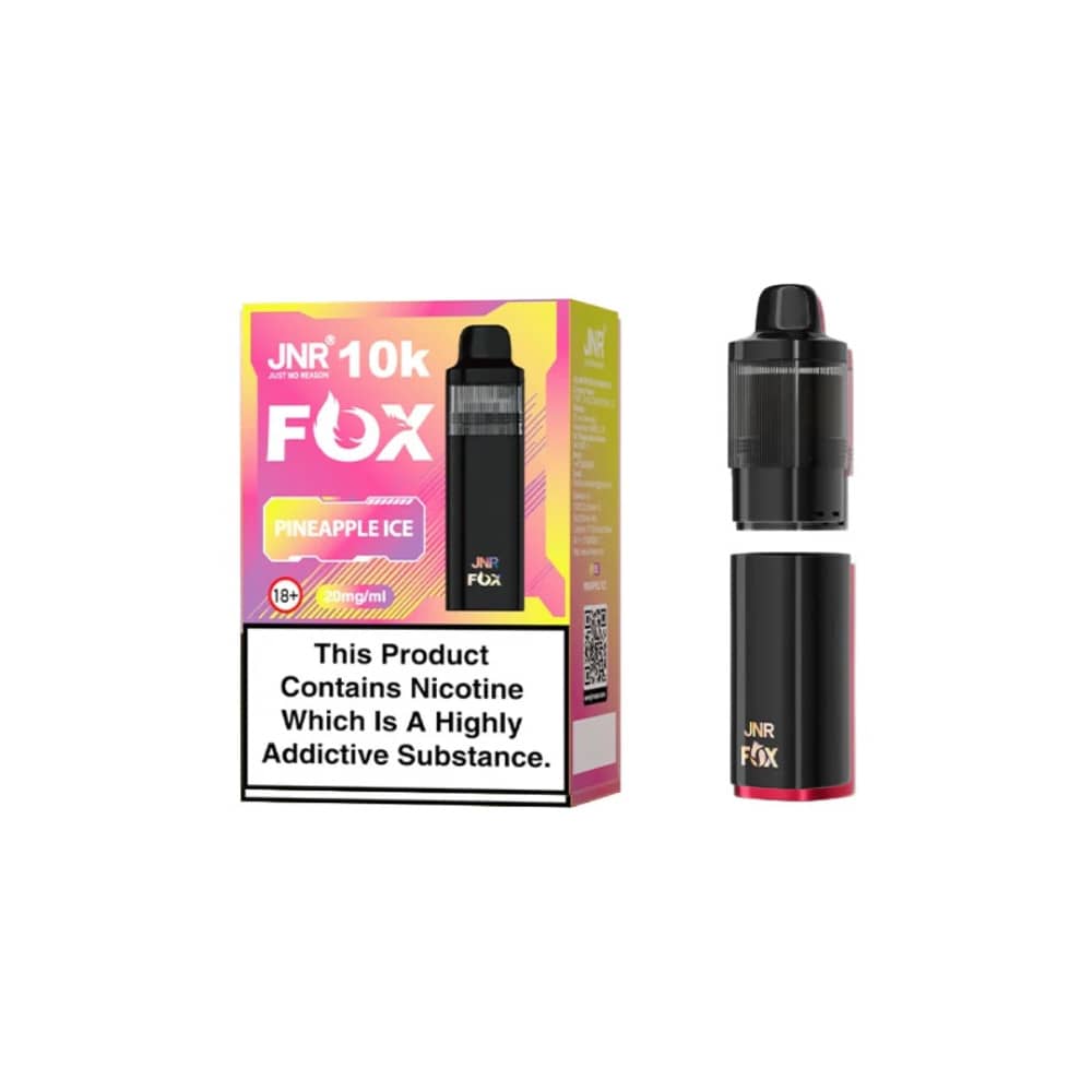 JNR Fox 10k Replacement Pods Pineapple Ice