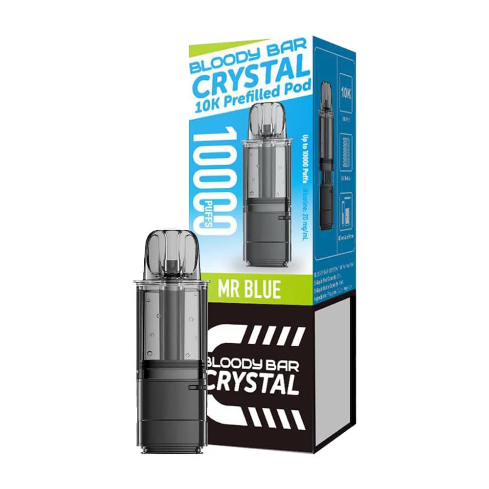 Bloody Bar Crystal 10k Pods Mr Blue