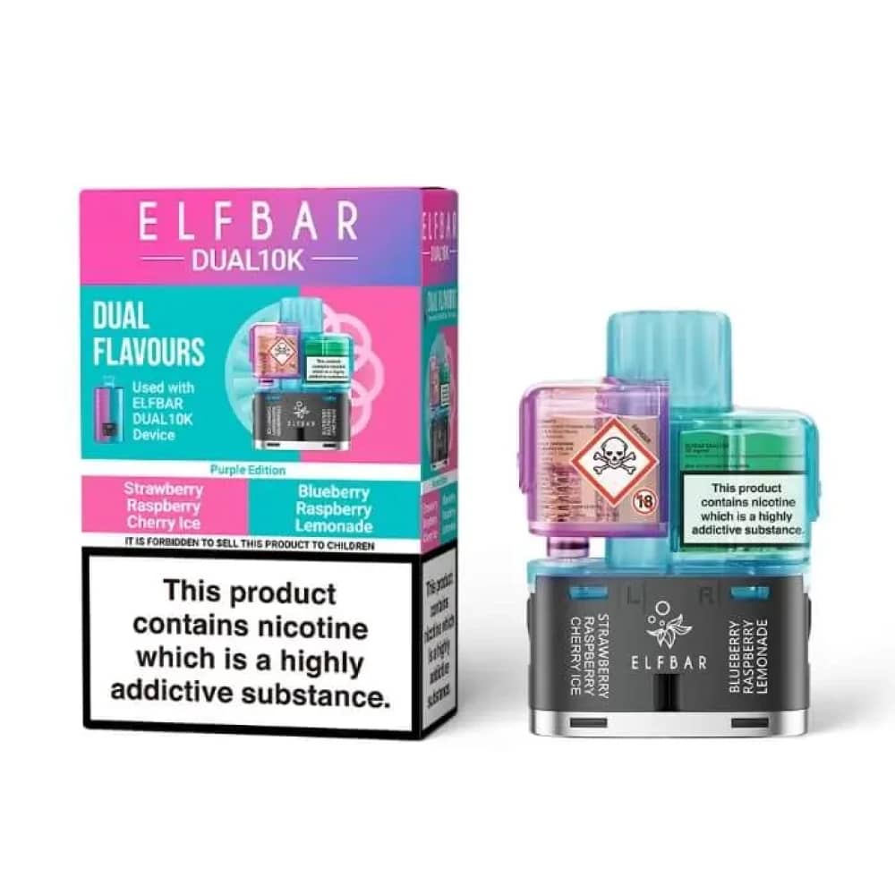Elf Bar Dual 10k Pods Purple Edition