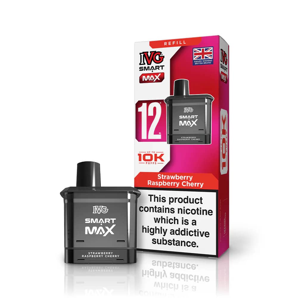 IVG Smart Max 10k Pods Strawberry Raspberry Cherry