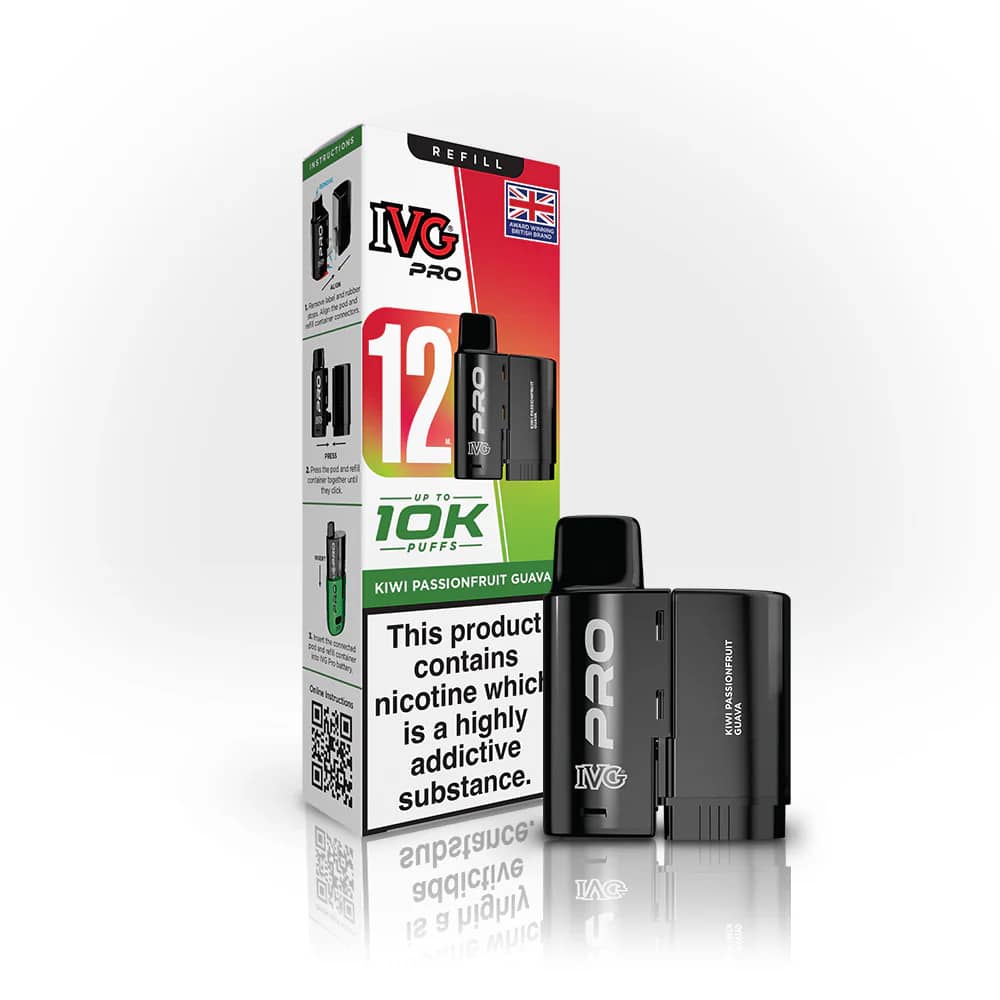 IVG Pro 10K Pods Kiwi Passionfruit Guava