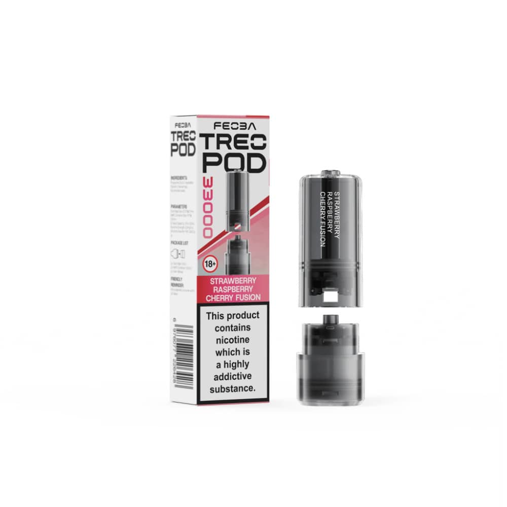 Feoba Treo 33k Pods Strawberry Raspberry Cherry Fusion